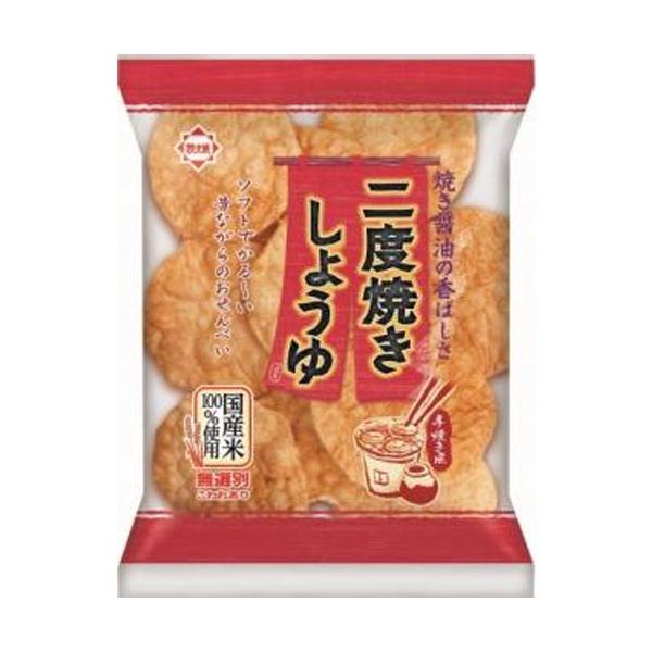 二度焼き醤油せんべい ホンダ 二度焼きしょうゆ 11枚×12袋 : スナック菓子のポイポイ
