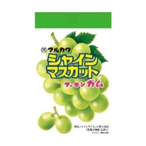 丸川製菓 シャインマスカットフーセンガム チャック袋 ×180 【全国送料無料】(沖縄・離島は別途) マルカワ 丸川製菓 シャインマスカットフーセンガム チャック袋 10袋