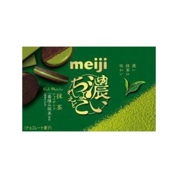 明治（meiji） 濃いちょこれえと 抹茶チョコサンド 6枚×5個