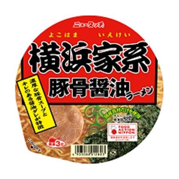 ニュータッチ ヤマダイ 横浜家系豚骨醤油ラーメン 12入 : スナック菓子