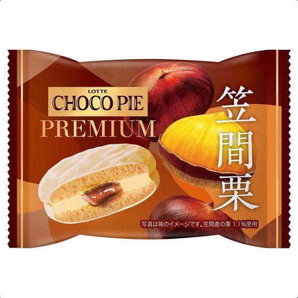 ロッテ チョコパイプレミアム 笠間栗 1個×6個（8月下旬頃入荷予定）