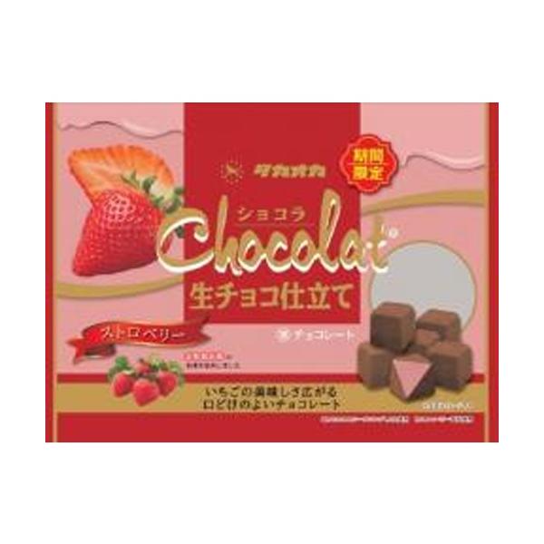 タカオカ ショコラ生チョコ仕立て ストロベリー 120g×12袋