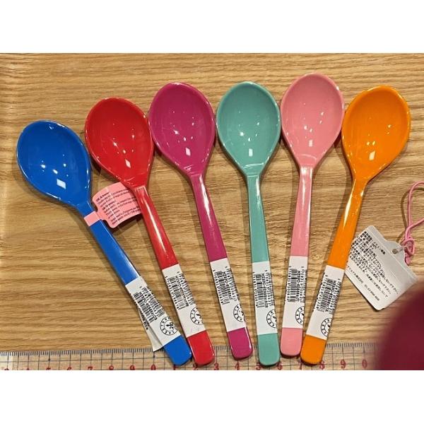 rice メラミンショートスプーン 6本セット