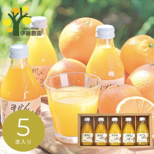 お中元 2026 内祝い 伊藤農園  100%ピュアジュース5本ギフトセット 50705g-2  ギフト 贈り物 夏ギフト  V7073076