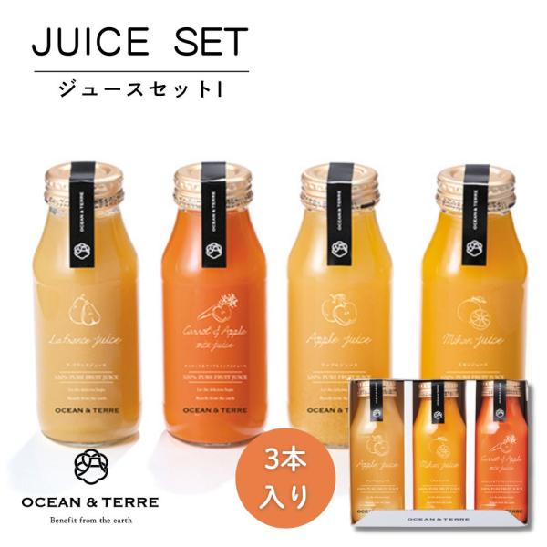 夏ギフト 2026 お中元 お返し 贈り物 2026  ジュース 詰め合わせ ギフト 内祝い 引き出物 ジュースセットI OCEAN＆TERRE  A544
