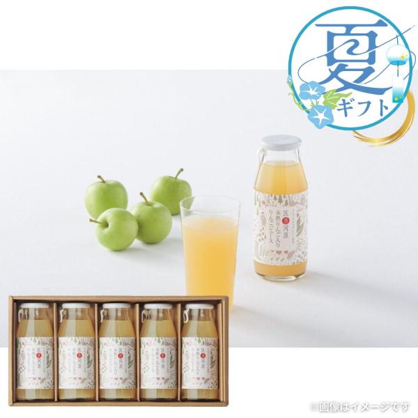 お中元 2026 ジュース 医果同源 未熟りんご入り りんごジュース（5本入） JB05 内祝い お祝い お礼 お返し ご暑中見舞い 夏ギフト  26-1055-063