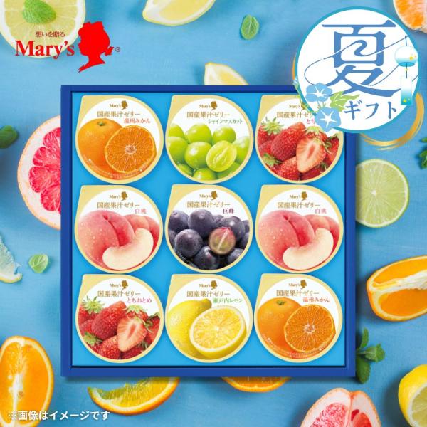 お中元 2026 内祝い 冷菓 ゼリー フルーツ メリーチョコレート  国産果汁ゼリー KKJ-IP  ギフト 贈り物 夏ギフト  V7071019