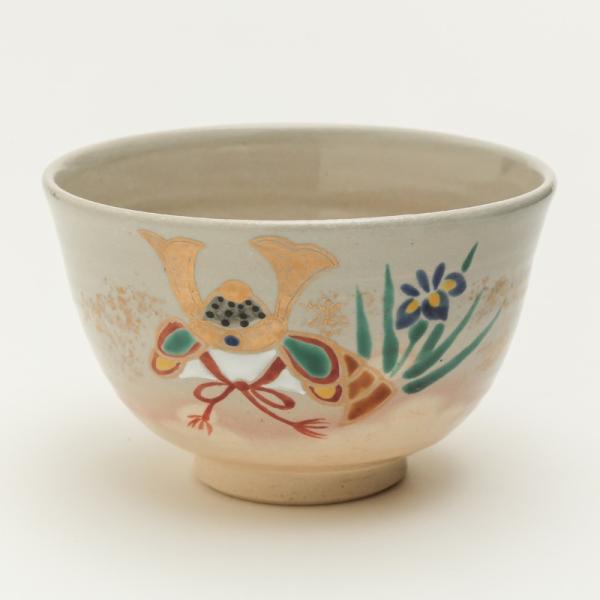 茶道具　京焼　平安　香泉造　色絵金彩　七宝文　茶碗　猗々斎極め箱　V　R7215 茶道具 京焼 平安 香泉造 色絵金彩 七宝文 茶碗 猗々斎極め箱 V