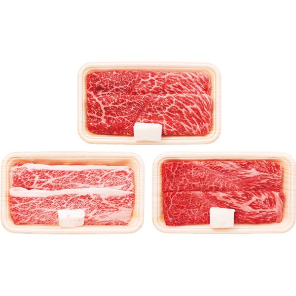 お中元 2026 夏ギフト 内祝い   松阪牛すき焼き食べ比べ3種（もも・バラ・カタ） MBKTS40-MA  ギフト 贈り物 V7035050T 【メーカー発送】