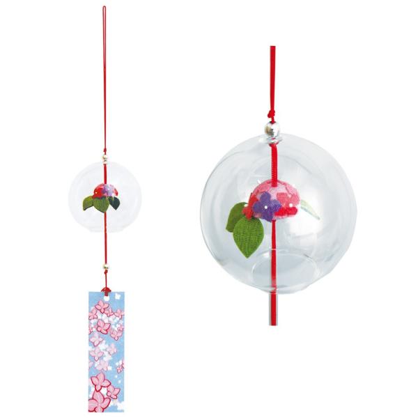 ガラス風鈴夏の花あじさい手作りちりめん細工夏の風物詩置物人形 Buyee 日本代购平台 产品购物网站大全 Buyee一站式代购bot Online