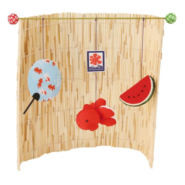 すだれモビールうちわ花金魚手作りちりめん細工夏の風物詩置物人形 Buyee 日本代购平台 产品购物网站大全 Buyee一站式代购bot Online