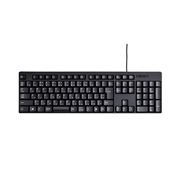 エレコム 有線キーボード メンブレン ブラック TK-FFCM01BK