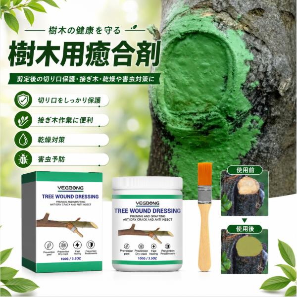 癒合剤 盆栽癒合剤 樹木切り口保護剤 樹木 剪定後の切り口保護に 植物治癒ペーストゾンチー接ぎ木 剪定シーラー 植物治癒クリーム 木の傷のドレッシング