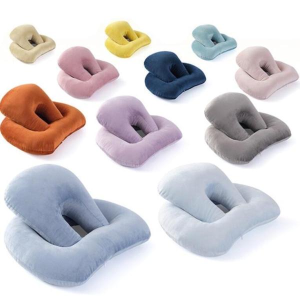 ネックピロー お昼寝枕 うつぶせ枕 うつぶせ寝 昼寝 うつ伏せ 横向き 枕 まくら 昼寝枕 オフィス グッズ 仮眠 クッション 机 昼休み デスク