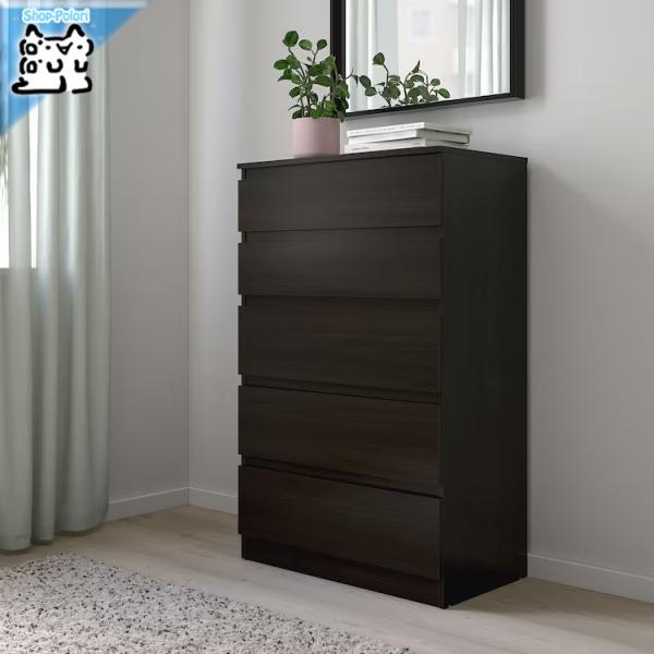 イケア IKEA 3段チェスト KULLEN ブラックブラウン イケア（IKEA） IKEA - - KULLEN -クレン- チェスト（引き出し×5