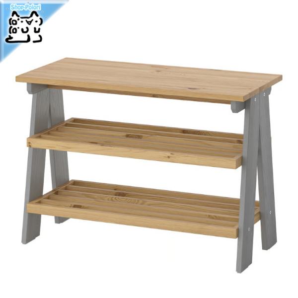 イケア（IKEA） IKEA - - KALLSO -カルソー- ベンチ 靴収納付き グレー