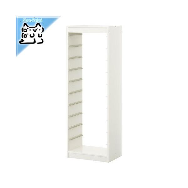 IKEA - CPA - TROFAST -gt@Xg- gݍ킹[t[ zCg 46x30x146 cm (603.514.29)
