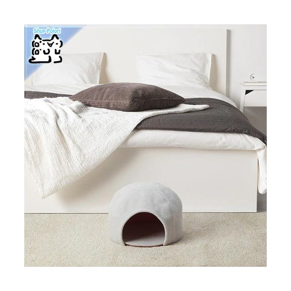 Ikea Original Lurvig ペットキャットハウス イグルー ライトグレー ピンク 25 Cm Ikea Shop Polori 通販 Yahoo ショッピング