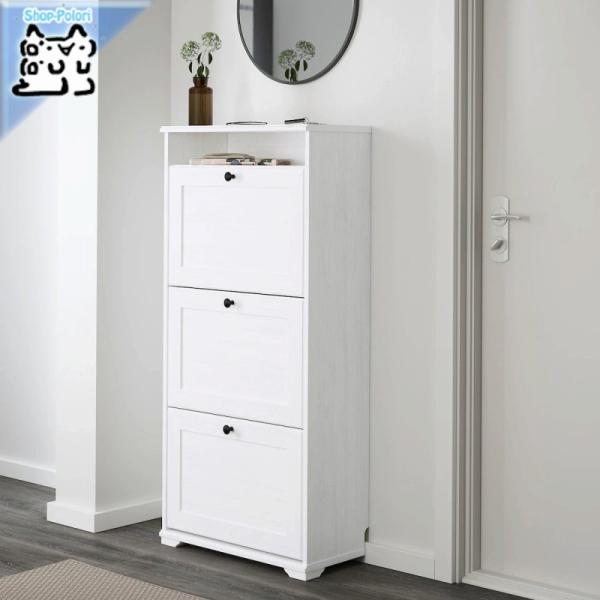 IKEA - イケア - BRUSALI -ブルサリ- 靴収納用キャビネット 3コンパートメント ホワイト 61x130 cm (604.803.94) : ikea-60480394 : Shop-Polori - 通販 - Yahoo!ショッピング IKEA - イケア - BRUSALI -ブルサリ- 靴収納用キャビネット 3コンパートメント ホワイト 61x130 cm (604.803.94) : ikea-60480394 : Shop-Polori - 通販 - Yahoo!ショッピング