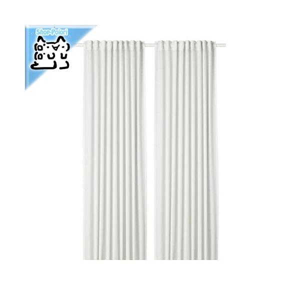 イケア IKEA - HILJA -ヒリア- カーテン1組 ホワイト 145x250 cm イケア IKEA - HILJA -ヒリア- カーテン1組 ホワイト 145x250 cm