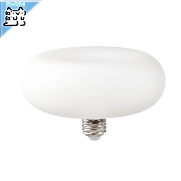 IKEA LED電球 モールナルト 新品　E26 12W 1800K MOLNART モールナルト LED電球 E26 150ルーメン, 球形 ブラウン