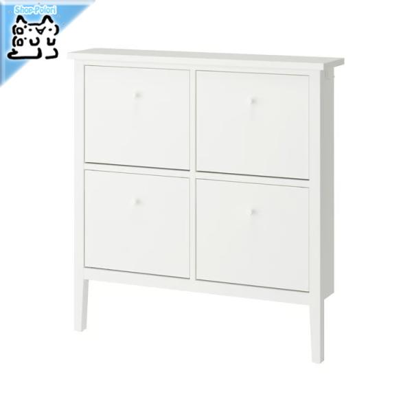 IKEA グラベリ　シューズボックス　グレー GULLABERG グラベリ シューズボックス2段×2, グレー, 105x22x107 cm - IKEA