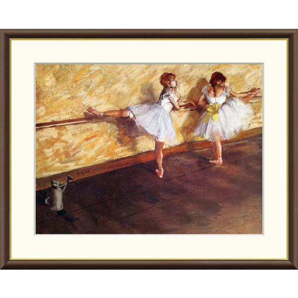 西洋画・複製画】バーで練習する踊り子たち エドガー・ドガ 52×42cm F6