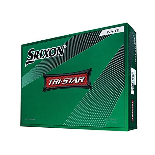 スリクソン(SRIXON) TRI-STAR トライスター ホワイト SNTRS4WH3 1ダース(12球入) ゴルフ 公認球