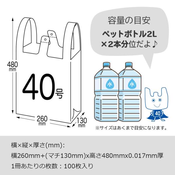 ���W�� ���� �����{ 40�� (�����{30��) �u���b�N�L 26x48cm �}�`13cm 0.017mm�� ���� 100�� RS-40bara �T���L���E�v���e�b�N ���� ���i�摜3