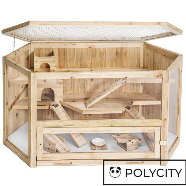 新作ウエア 専用 チンチラ小動物木製ケージ 組み立て式 小動物用品 Sutevalle Org