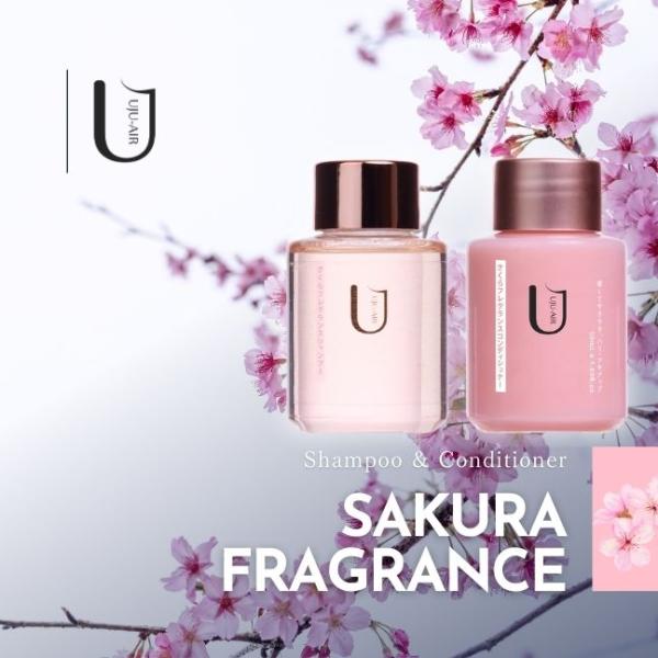 さくら シャンプー コンディショナー セット おしゃれ 容器 UJU