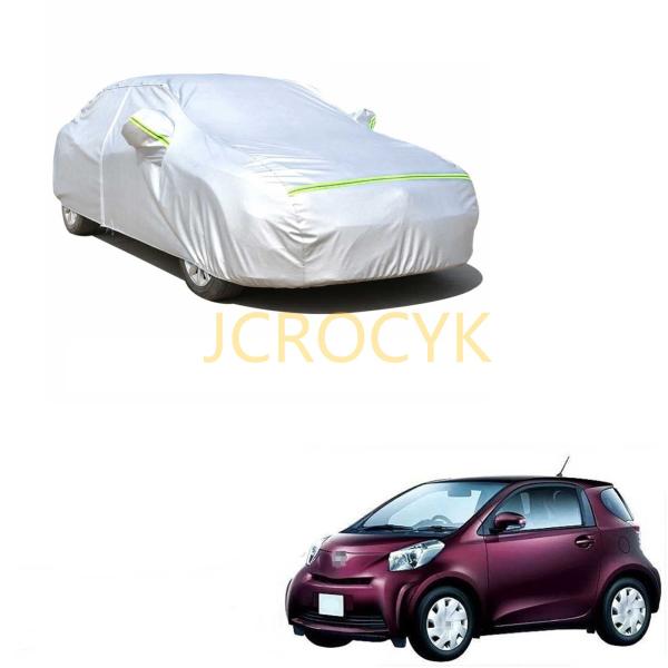 車カバー ボディーカバー トヨタ IQ KGJ10 NGJ10 2008年11月〜現行 専用カーカバー全天候型保護 凍結防止カバー防水 防塵 防輻射紫外線 スクラッチ耐性 (収納袋