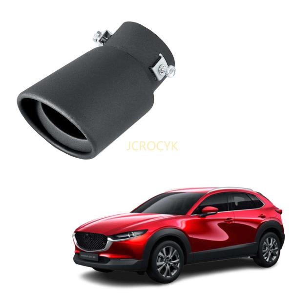 マフラーカッター マツダ CX-30(2019年10月FMC後〜)/次世代マツダ3 セダンファストバック(2019年5月FMC後〜) 対応 ステンレス製 テール
