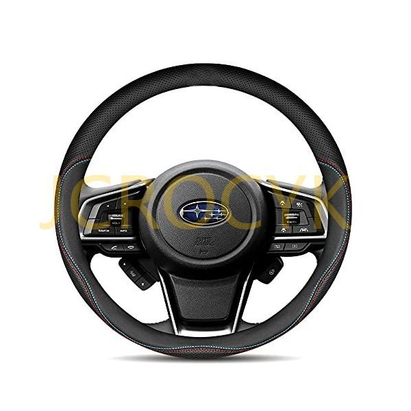 スバル BRZ ステアリングカバー ハンドルカバー WRX STI レガシィ フォレスター レヴォーグ エクシーガ XV B4 BRZ G4　本革 内装品 高級 mサイズ 内装品