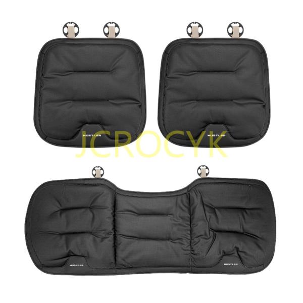 ハスラー 専用 車 シート クッション 厚型 HUSTLER ロゴ付き カー