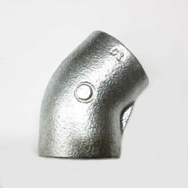 白ねじ込み継手 45°エルボ (L) 32A