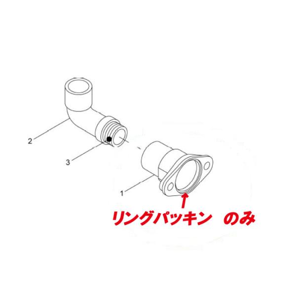 受水槽式カワエース用チェック弁用リングパッキン 52-65【30751410】 川本製作所純正