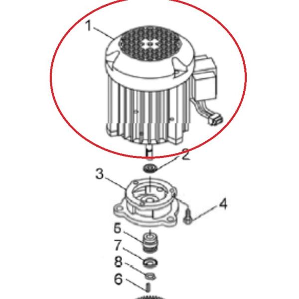 川本ポンプ NF2-400S 川本ポンプ カワエースNF2用 KPMモーター NF400A NF2-400用 (1