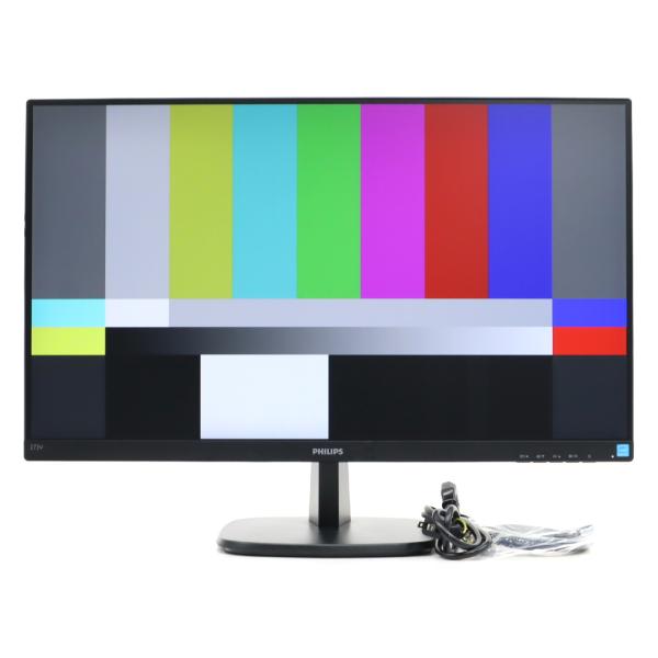 モニター 【並品】PHILIPS 273V7Q 27インチ非光沢IPSパネル フルHD
