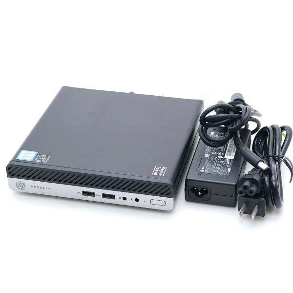 デスクトップ hp ProDesk 400 G4 DM Core i5-8500T 2.1GHz 8GB 256GB(新品SSD) DisplayPort/アナログRGB出力 Windows11 Pro 64bit