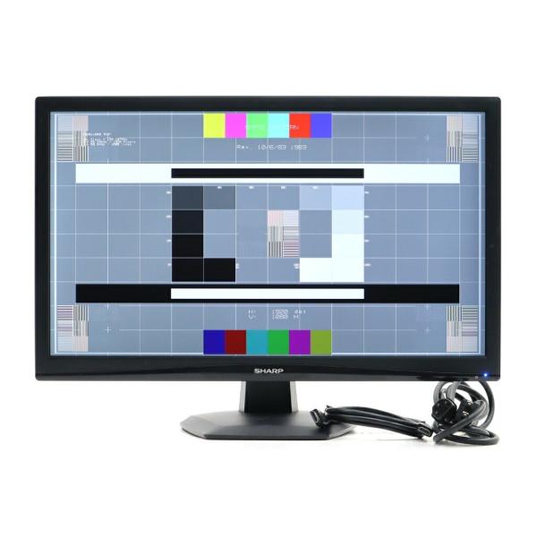 モニター SHARP LL-M220 22インチ非光沢VAパネル フルHD 1920x1080ドット HDMI/アナログRGB入力 目立つ使用感あり