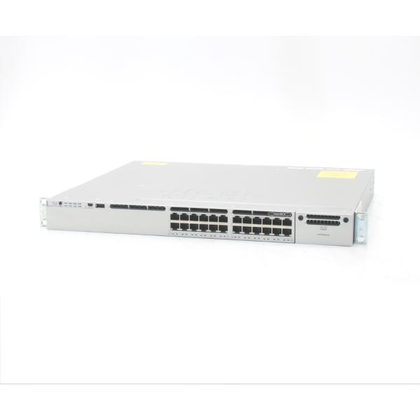 Cisco Catalyst WS-C3850-24T-S V04 24ポート1000BASE-T CAT3K_CAA-UNIVERSALK9 Ver.16.6.6 ipbaseライセンス 設定初期化済
