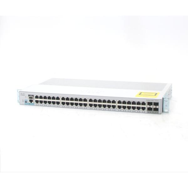 Cisco Catalyst WS-C2960L-48TS-LL V02 48ポート1000BASE-T 4ポートSFPスロット C2960L-UNIVERSALK9-M Ver.15.2(7)E9 LANLITEライセンス