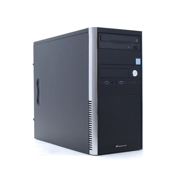 デスクトップパソコン i5 9600k GTX1060 6GB RAM 16GB TSUKUMO タワーPC eX.computer Core i5-9600K 3.7GHz 8GB 500GB(SSD