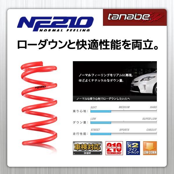 サスペンション タナベ NF210 スバル XV GP7 12/10〜 サステックプロ ダウンサス 1台分