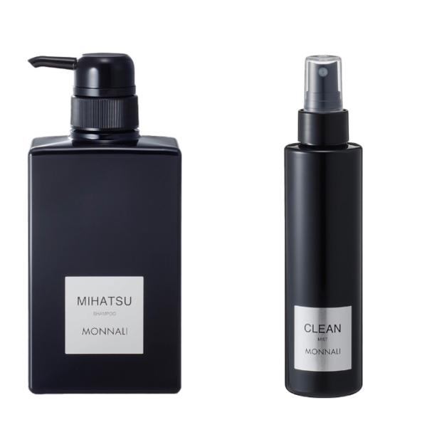モナリ　MONNALI ミハツシャンプー&clean クリーン 正規取り扱い店 公式MONNALI ミハツシャンプー350mlクリーン150ml 2