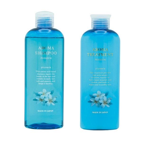 プレミアムアロマシャンプープルメリア250mlセット&500mlセット ハピネス プルメリアの香り プレミアムアロマシャンプー