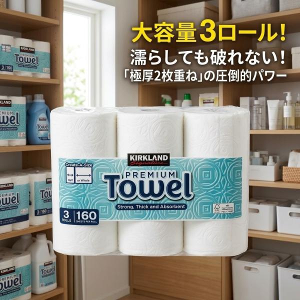 ★☆即日発送☆★コストコ　カークランドシグネチャー　キッチンペーパー　24ロール コストコ（Costco） KIRKLAND カークランド シグネチャー キッチン