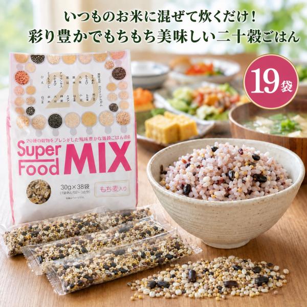 二十穀 19袋 セット 雑穀米 30g 雑穀ごはん の素 小分け 個包装 お試し 20穀 ブレンド 買い回り ポスト投函 メール便 送料無料