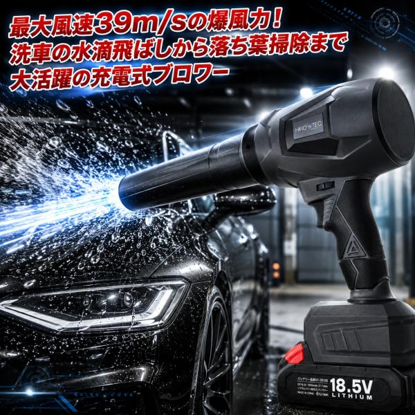 ヒロ・コーポレーション ブロワー 充電式 小型 バッテリー付き